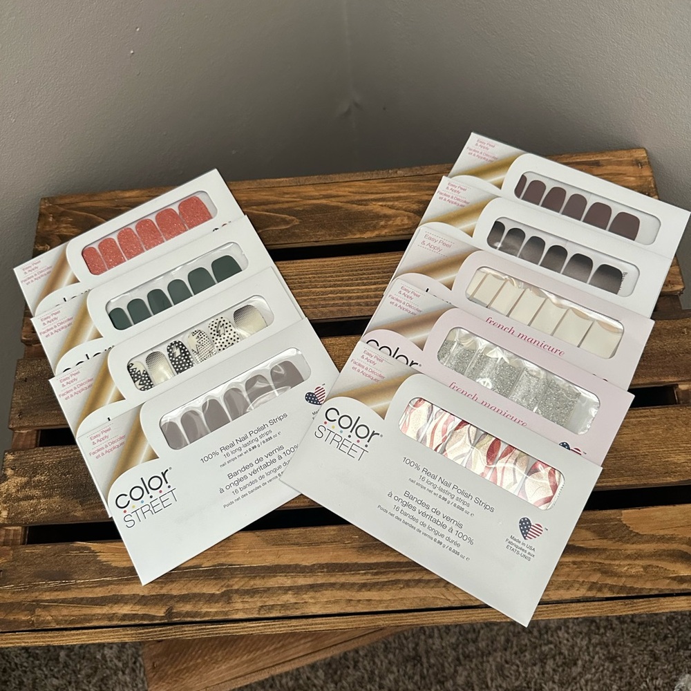 Color Street Nail Polish Strips Bundle